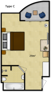 Tweepersoonskamer Type C